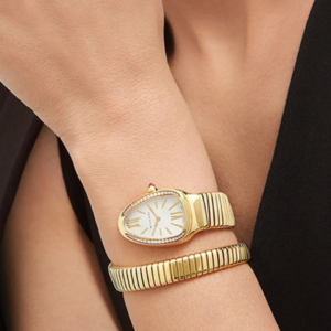 Montre Bvl-gari Serpenti Tubogas Or Rose Serti (Copy)